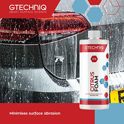 W4 Citrus Foam Shampoo and Degreaser for Cars (169 Fl Oz)