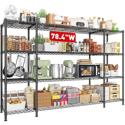 78.4''W Storage Shelves