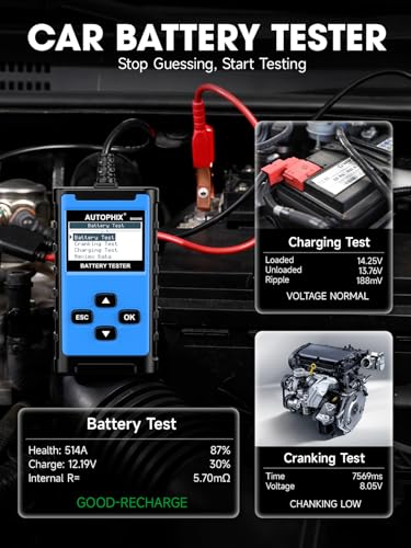 BAS100 12V 24V Car Battery Tester