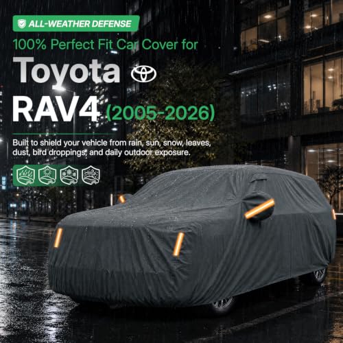 Waterproof Heavy Duty Car Cover Custom Fit Toyota RAV4