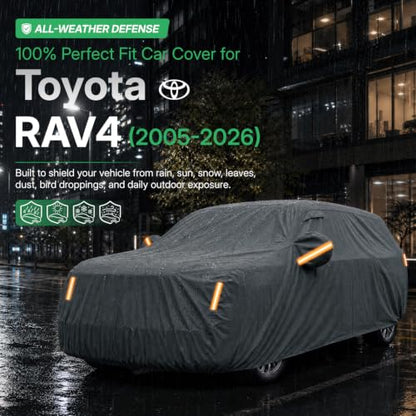 Waterproof Heavy Duty Car Cover Custom Fit Toyota RAV4