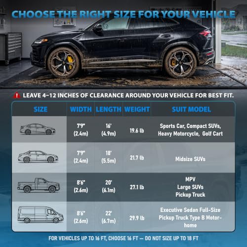 7'9" x 18' Garage Floor Mat