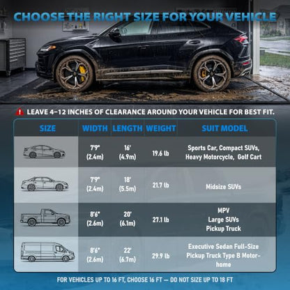 7'9" x 18' Garage Floor Mat