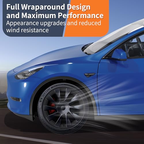 Tesla Model Y Rim Protector Fit 20" Induction Wheels 2020 (4 Count)