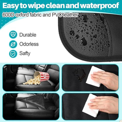 2 Pcs Car Seat Protector with Non (2 Count)