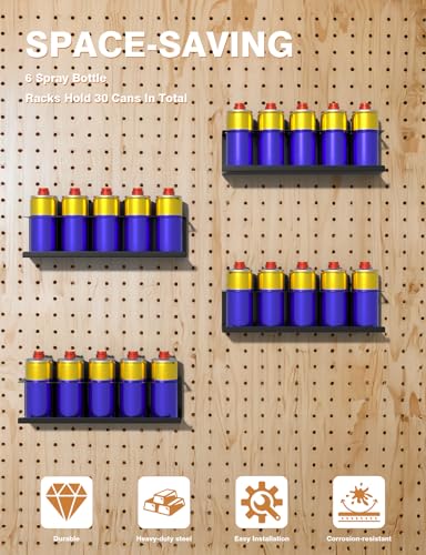 4 Pack Spray Can Holder Organizer (4 Count)