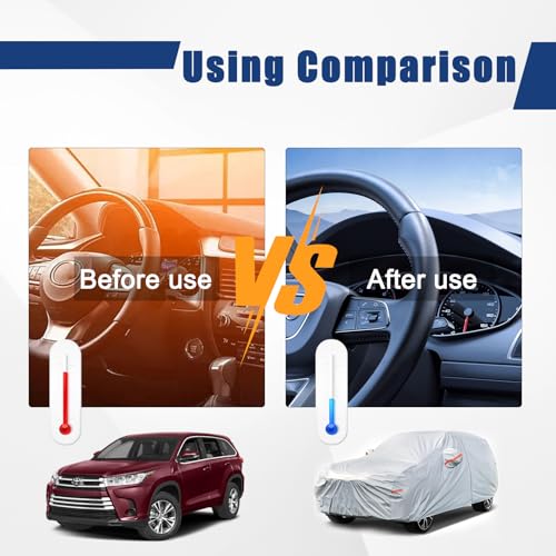 6 Layers SUV Car Cover Custom Fit for Toyota Highlander