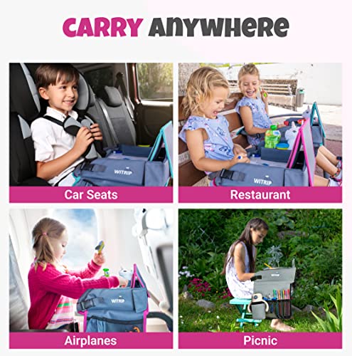 Kids Travel Tray with Dry Erase Board