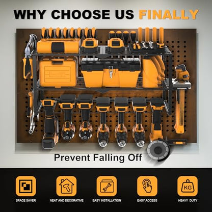 Large Power Tool Organizer Wall Mount