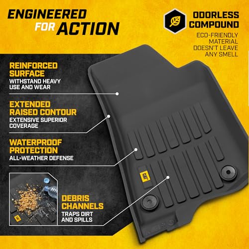 JustFit™ 3D Floor Mats for Jeep Wrangler 4XE 2021