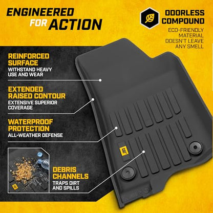 JustFit™ 3D Floor Mats for Jeep Wrangler 4XE 2021