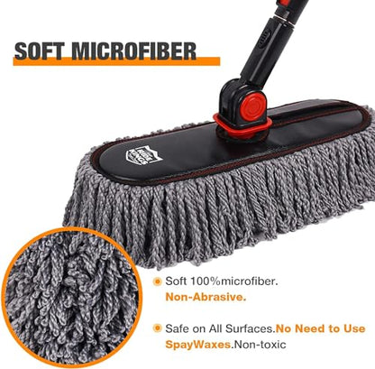 Exterior Car Duster & Brush Kit