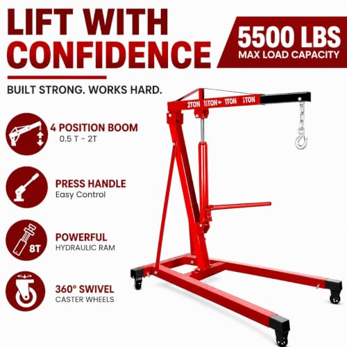 5500 Lbs Folding Engine Hoist