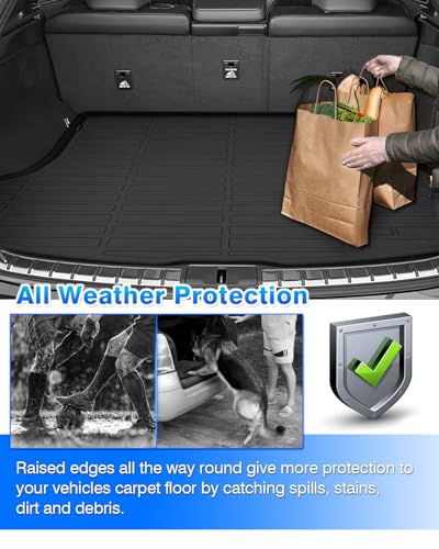 Floor Mats and Cargo Liner Fit for Nissan Sentra 2020 2021 2022 2023 2024 2025 2026 All Weather Floor Mat for Nissan Sentra Accessories Heavy Duty Carpet Protection