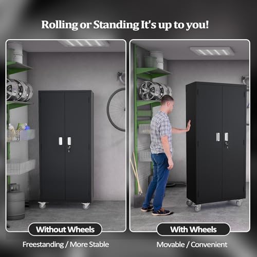 72'' Tall Garage Storage Cabinet