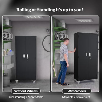 72'' Tall Garage Storage Cabinet