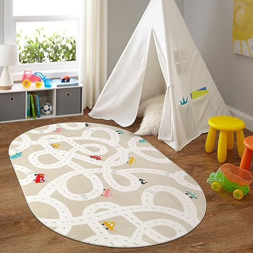 Large Kids Rug for Playroom