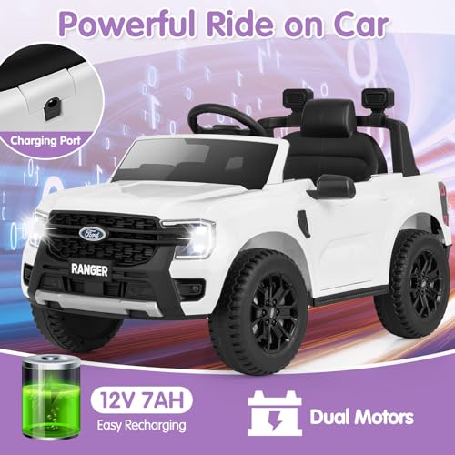 Ride On Car 12V Licensed Ford Ranger Electric Vehicle for Kids