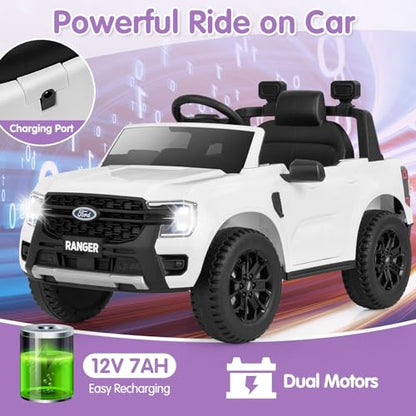 Ride On Car 12V Licensed Ford Ranger Electric Vehicle for Kids