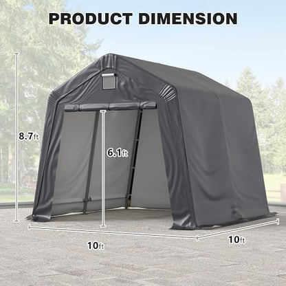 10' x 10' Outdoor Portable Storage Shed