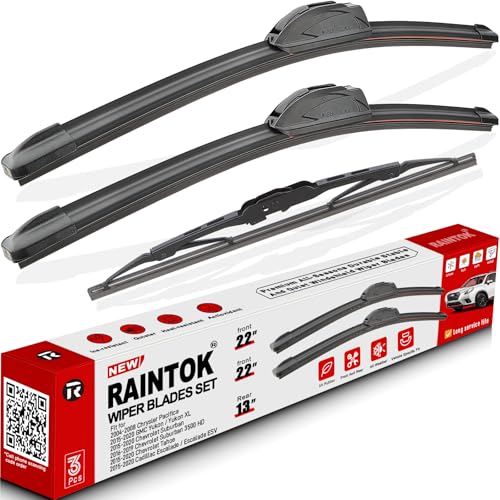 3 Pack Windshield Wiper Blades Replacement for Chrysler Pacifica 2004