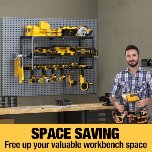 Heavy Duty Power Tool Organizer Wall Mount