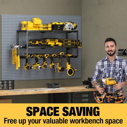 Heavy Duty Power Tool Organizer Wall Mount