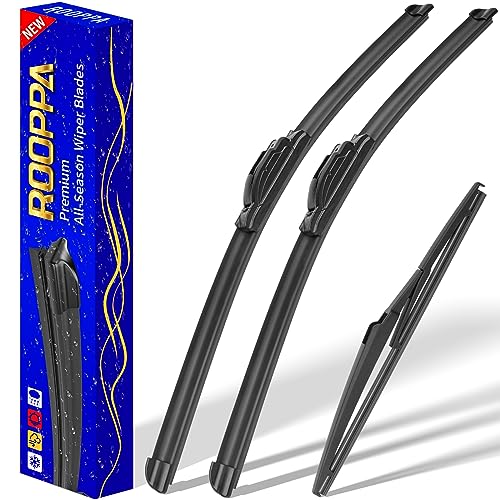 3 Wipers Fits Toyota Sienna 2021