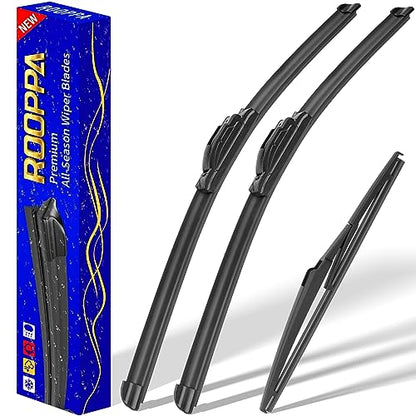 3 Wipers Fits Toyota Sienna 2021