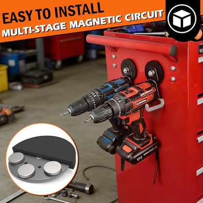 Upgraded Heavy Duty Magnetic Hooks (4 Count)