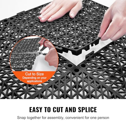 Interlocking Tile 50PCS Black