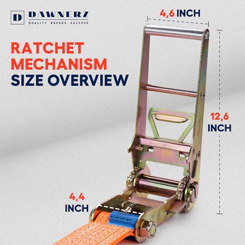 Heavy Duty Ratchet Straps 3 inch x 30 ft