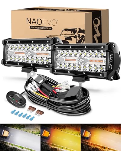 7 Inch LED Light Bar (2 Count)