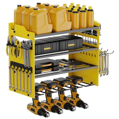 Power Tool Organizer Wall Mount with 4