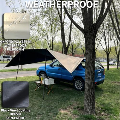 Suction Cups Car Awning Wing