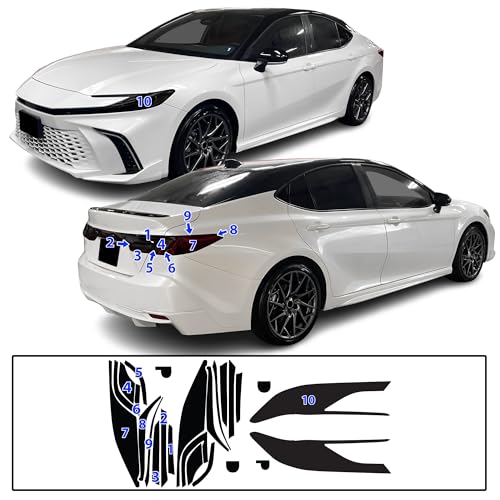 Full Headlight Taillight Tint Kit Compatible with Toyota Camry 2025