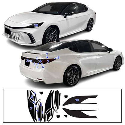 Full Headlight Taillight Tint Kit Compatible with Toyota Camry 2025