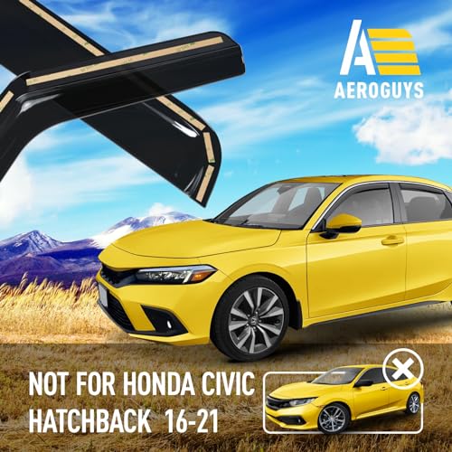 Extra Durable Window Deflectors in (4 Count)