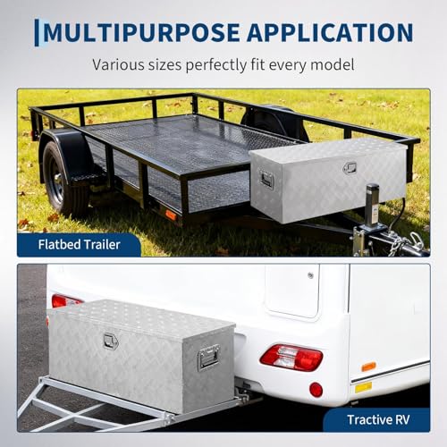 Aluminum Truck Bed Tool Box 36''