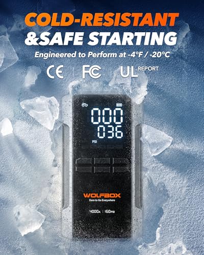 MV24A 4000A Jump Starter with 160PSI Air Compressor