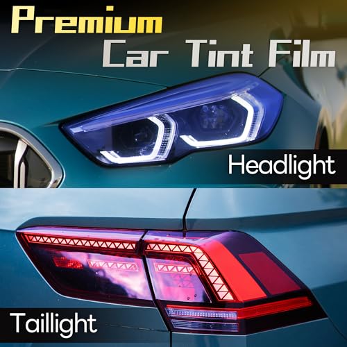 16 x 60 Inches Headlight Taillight Car Tint Vinyl Film