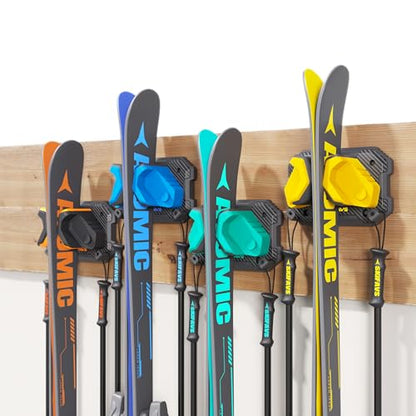 Ski & Snowboard Wall Rack for Garage