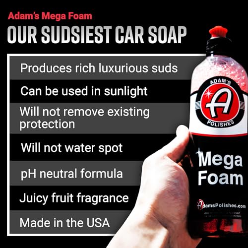 Adam’s Mega Foam Car Wash Soap (128 Fl Oz)