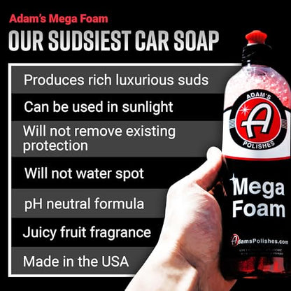 Adam’s Mega Foam Car Wash Soap (128 Fl Oz)