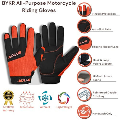 All Weather Motorcycle Gloves for Men & Women