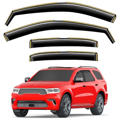 in Channel Window Visors Rain Guards for Dodge Durango 2011 (4 Count)