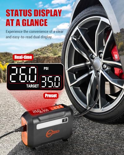 R8 Tire Inflator Portable Air Compressor