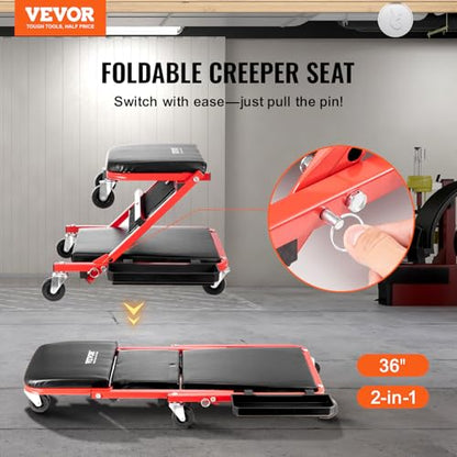 Foldable Z Garage Creeper