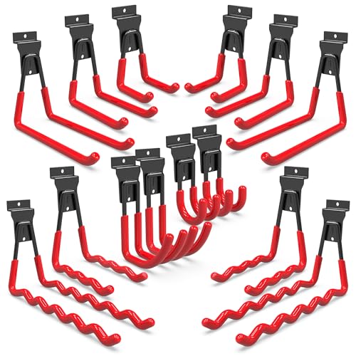 Slatwall Hooks 14 Pack Heavy Duty Multi Sizes (14 Count)