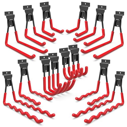 Slatwall Hooks 14 Pack Heavy Duty Multi Sizes (14 Count)